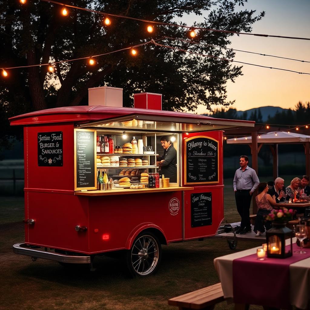 Carrito Rojo Burger & Sándwiches
